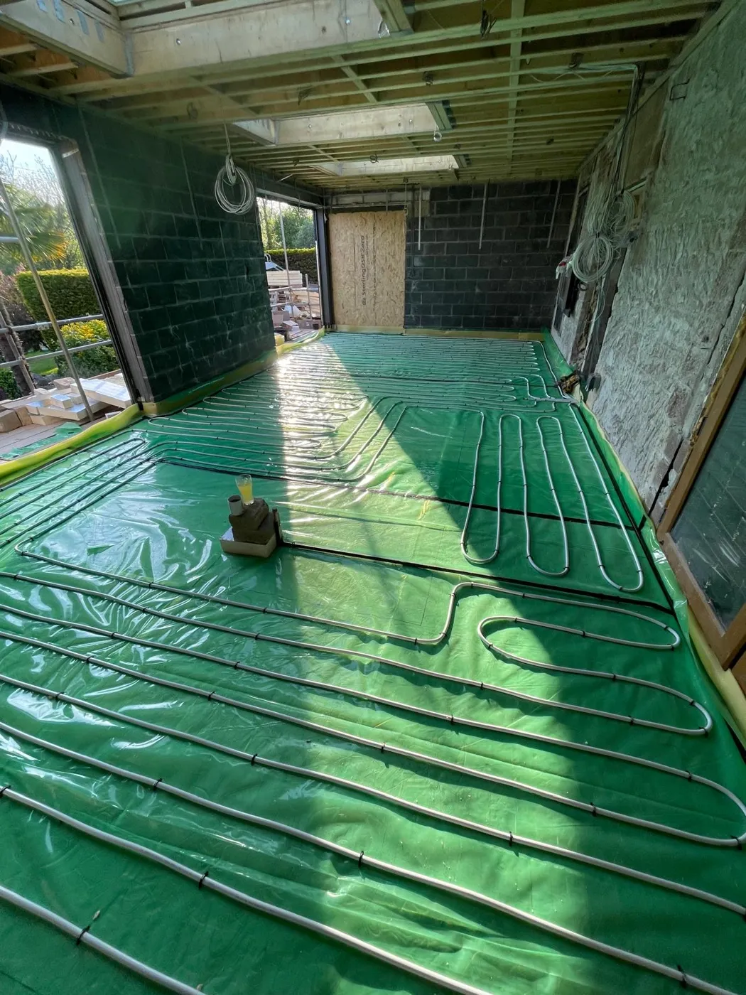 Underfloor heating installation in Plymouth